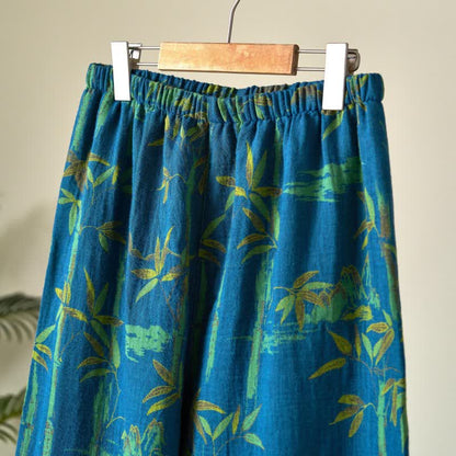 Loungewear-Set aus Kimono aus Bambus-Baumwollgaze - image 19