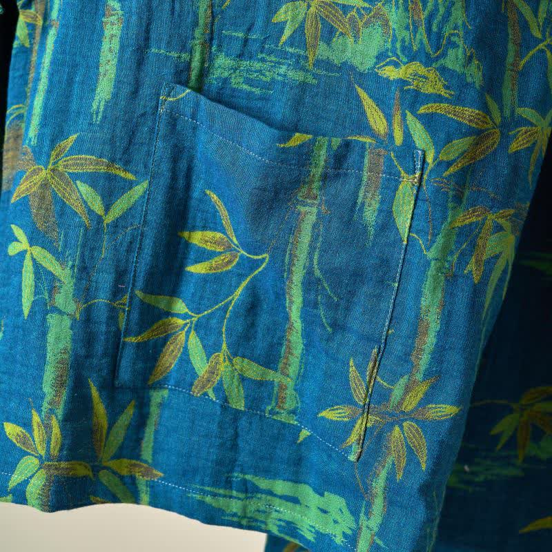 Loungewear-Set aus Kimono aus Bambus-Baumwollgaze - image 17