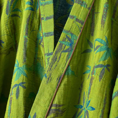 Loungewear-Set aus Kimono aus Bambus-Baumwollgaze - image 5