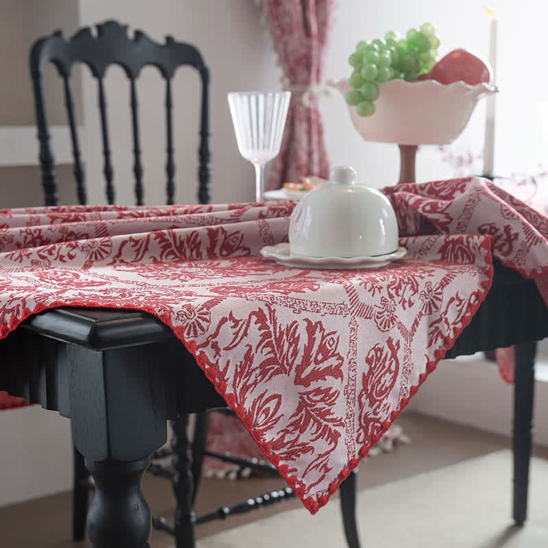 Jacquard-Tischdecke im Ethno-Stil mit Retro-Muster - image 8