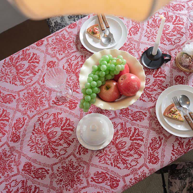 Jacquard-Tischdecke im Ethno-Stil mit Retro-Muster - image 4