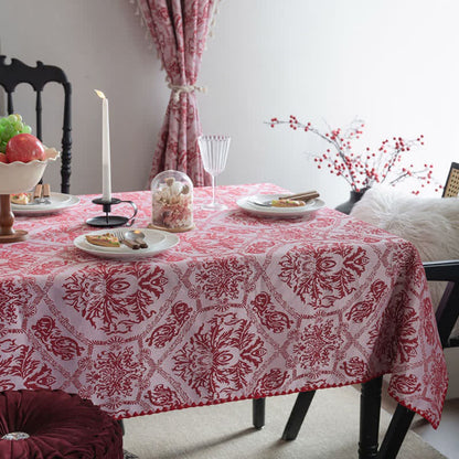 Jacquard-Tischdecke im Ethno-Stil mit Retro-Muster - image 3