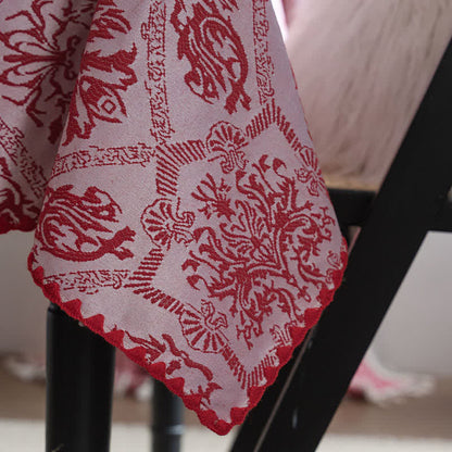 Jacquard-Tischdecke im Ethno-Stil mit Retro-Muster - image 9
