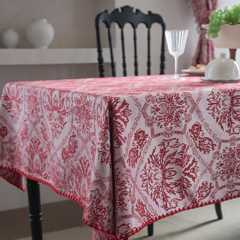 Jacquard-Tischdecke im Ethno-Stil mit Retro-Muster - image 6