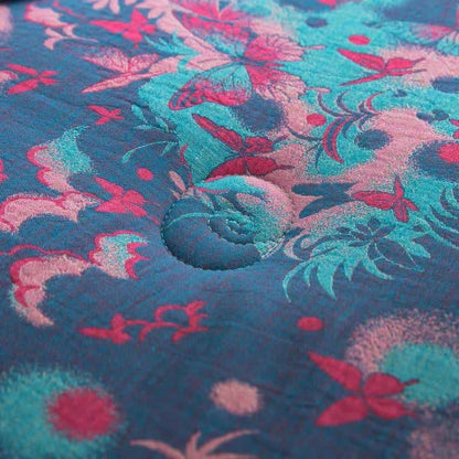 Künstlerische Schmetterlings-Steppdecke aus Baumwollgaze-Jacquard - image 5
