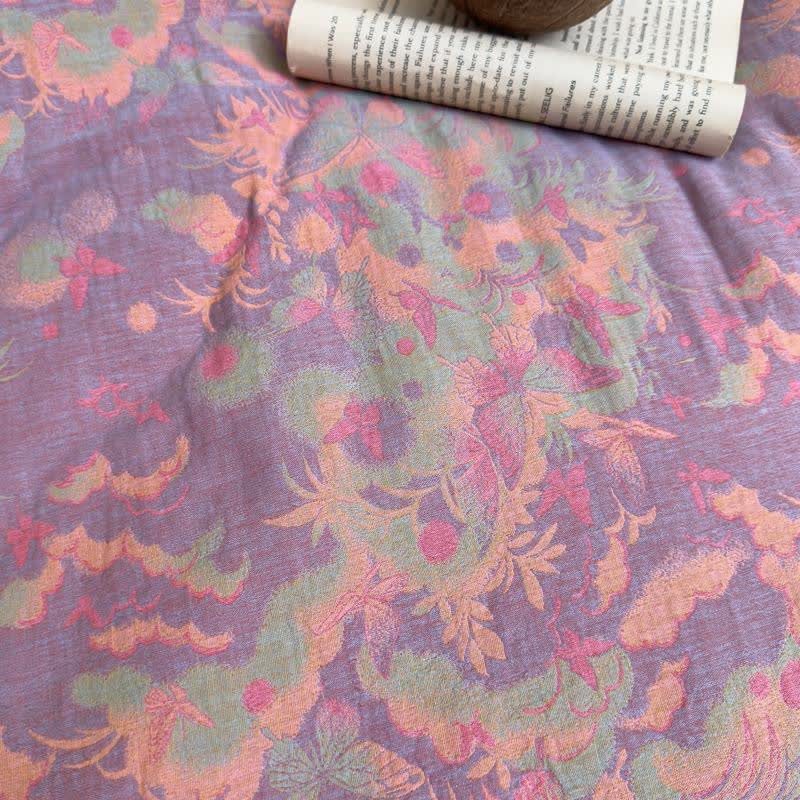 Künstlerische Schmetterlings-Steppdecke aus Baumwollgaze-Jacquard - image 11