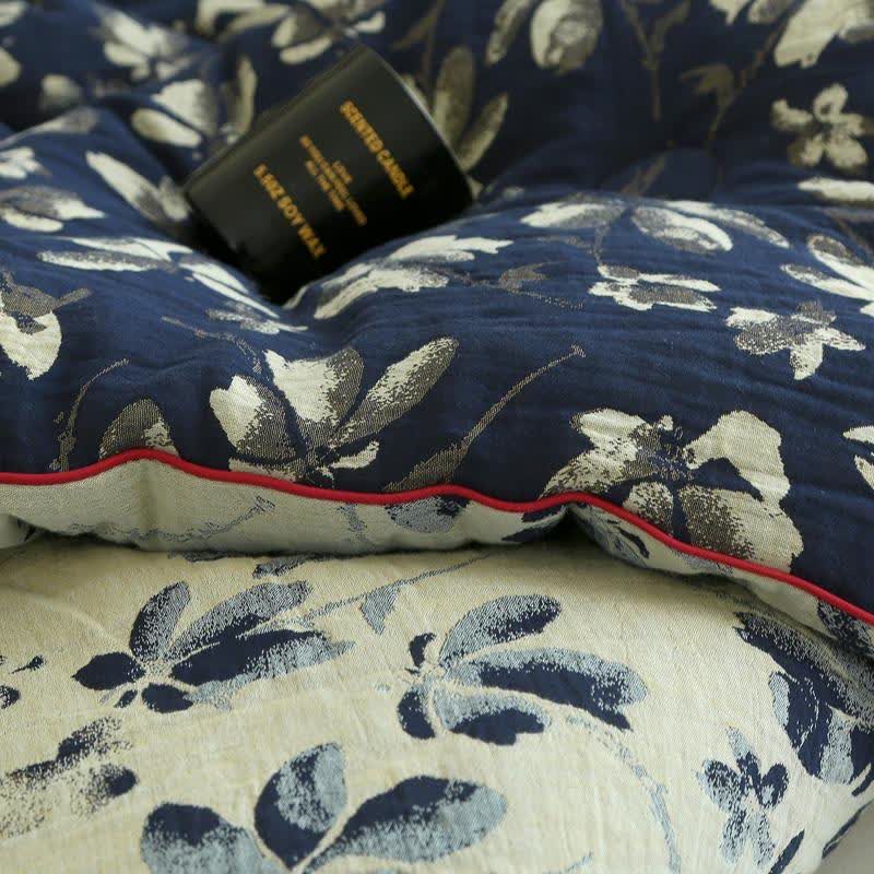 Flourish Flower Baumwollgaze-Jacquard-Steppdecke - image 18