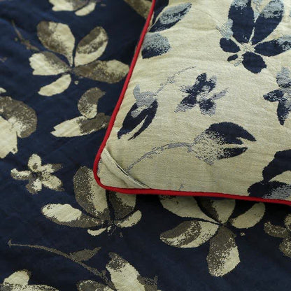 Flourish Flower Baumwollgaze-Jacquard-Steppdecke - image 19