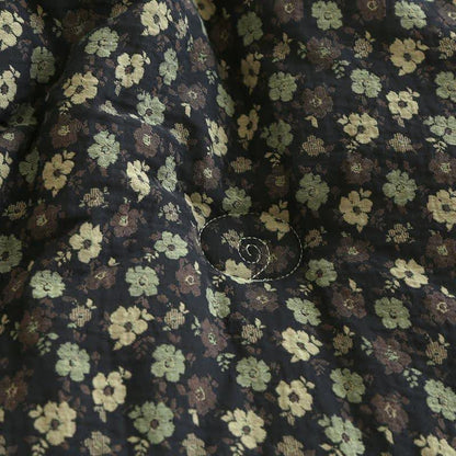 Retro-Blumen-Steppdecke aus Baumwollgaze-Jacquard - image 7