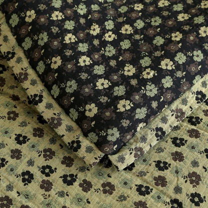 Retro-Blumen-Steppdecke aus Baumwollgaze-Jacquard - image 6