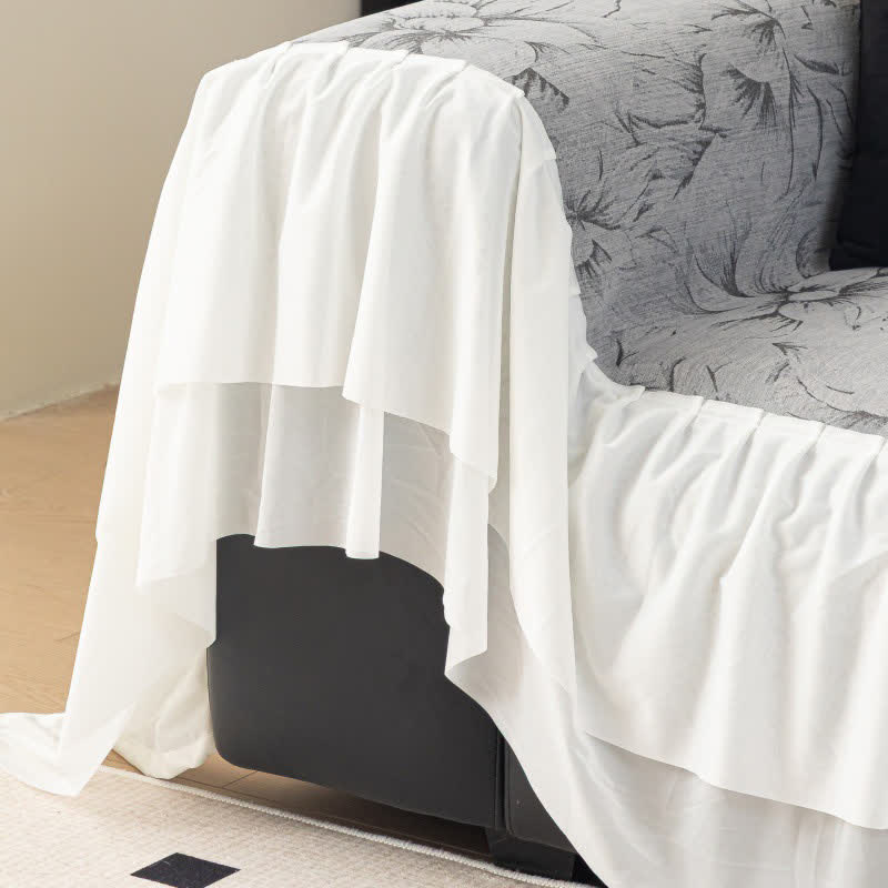 Chenille-Sofaschoner „Lily“ mit Rüschen - image 6