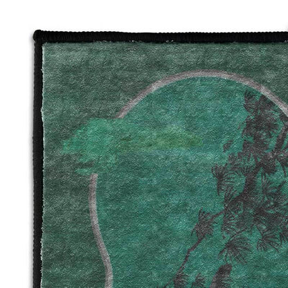 Faltbarer Retro-Teppich mit Kiefernmuster - image 2