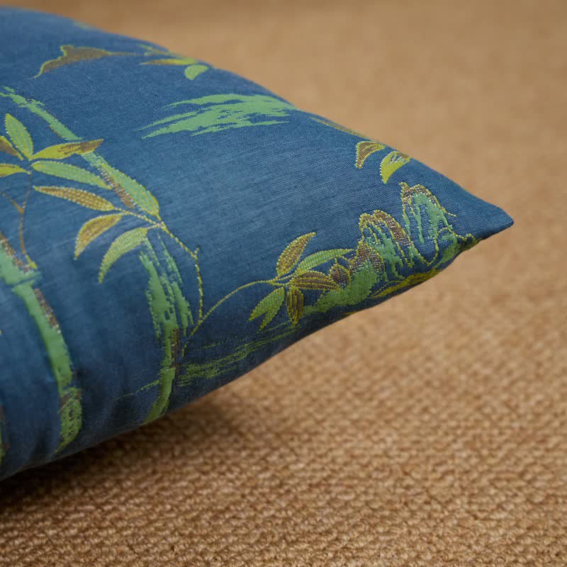 Quadratische Kissenbezüge aus Bambus-Baumwoll-Gaze-Jacquard (2 Stück) - image 4