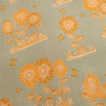 Wende-Bettwäscheset aus Baumwollgaze mit Sonnenblumenmotiv (4-teilig) - image 8
