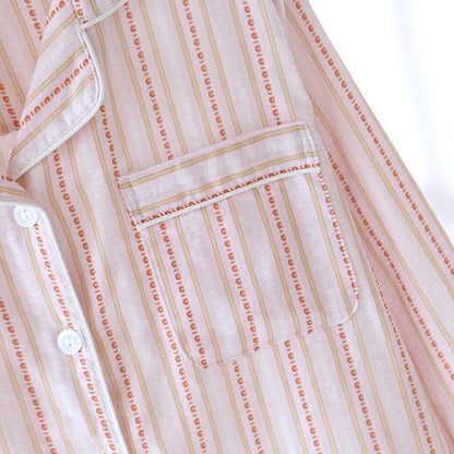 Passendes Loungewear-Set aus gestreifter Baumwollgaze - image 18