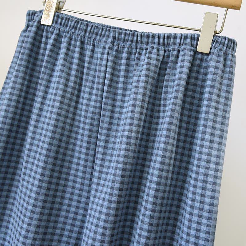 Klassisches kariertes Unisex-Loungewear-Set - image 16