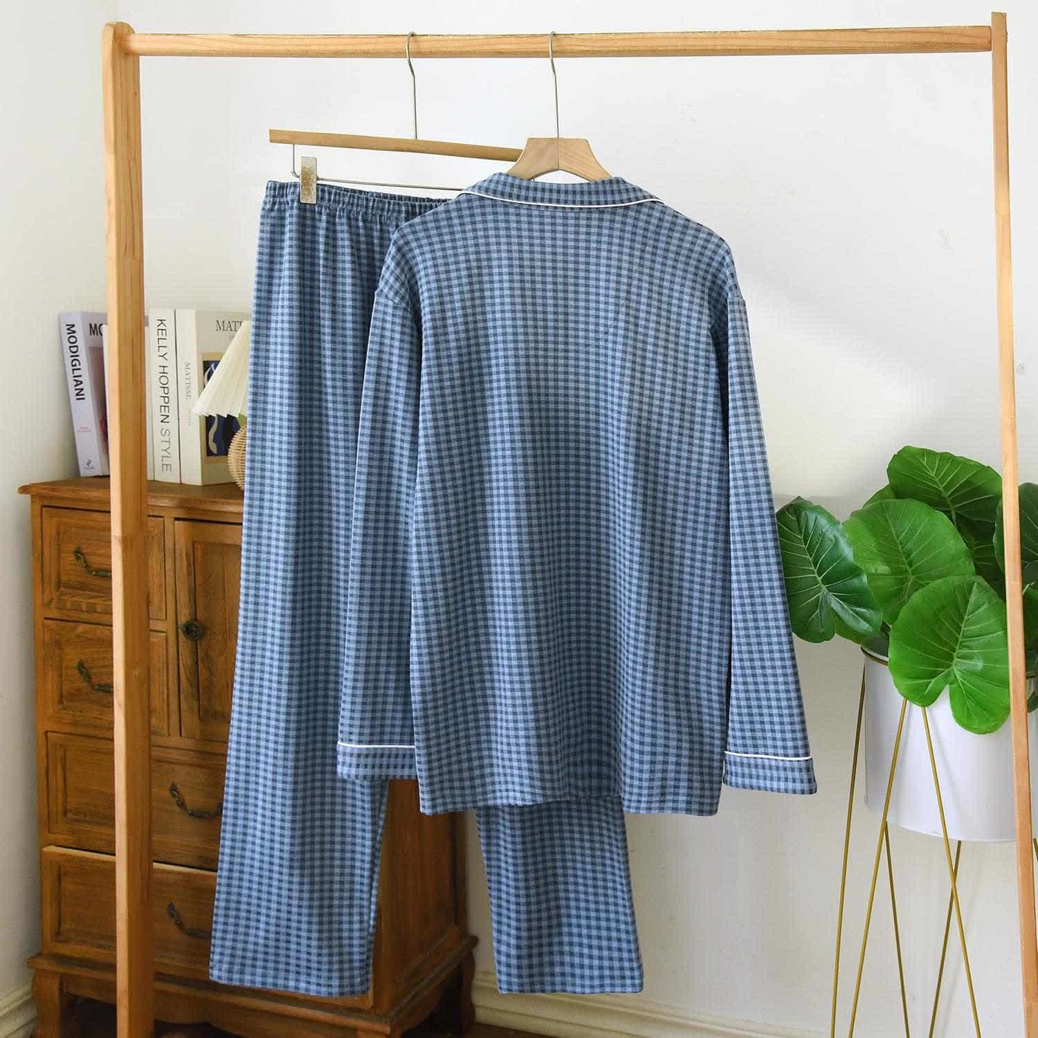 Klassisches kariertes Unisex-Loungewear-Set - image 7