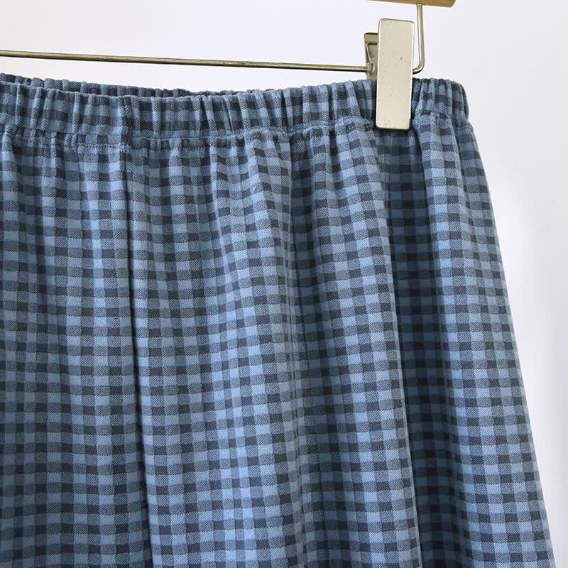 Klassisches kariertes Unisex-Loungewear-Set - image 15