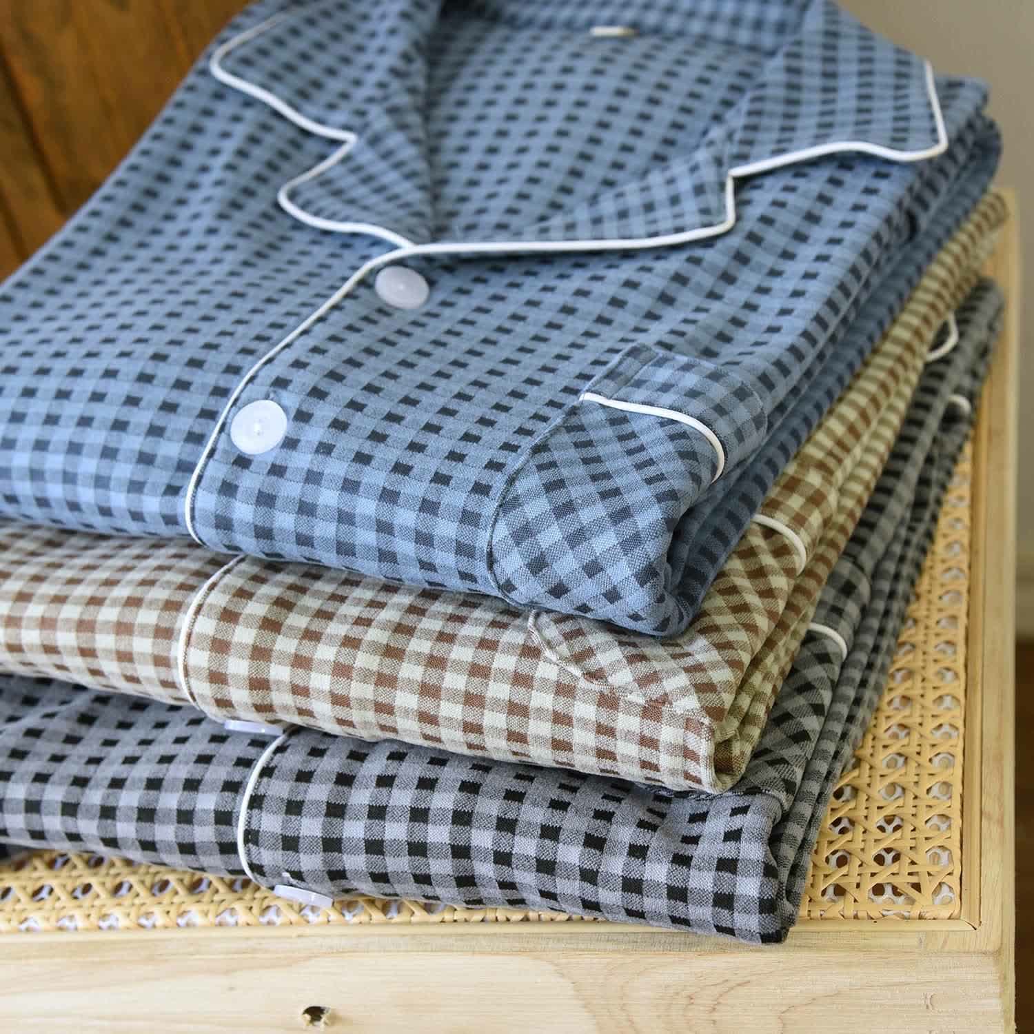Klassisches kariertes Unisex-Loungewear-Set - image 3