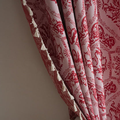Jacquard-Vorhang im Ethno-Stil mit Retro-Muster - image 3