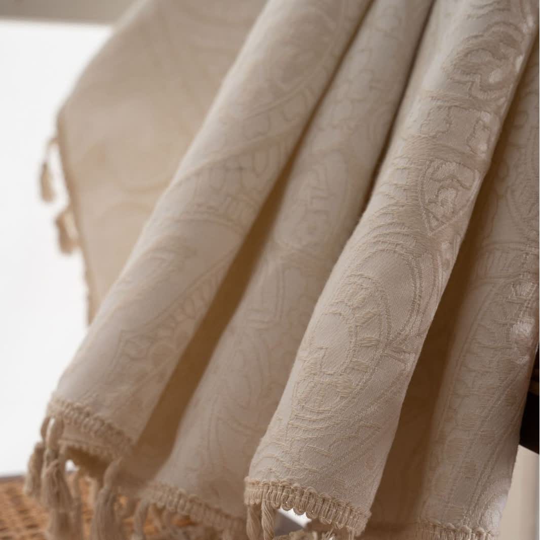 Jacquard-Vorhang im Ethno-Stil mit Paisley-Muster - image 13