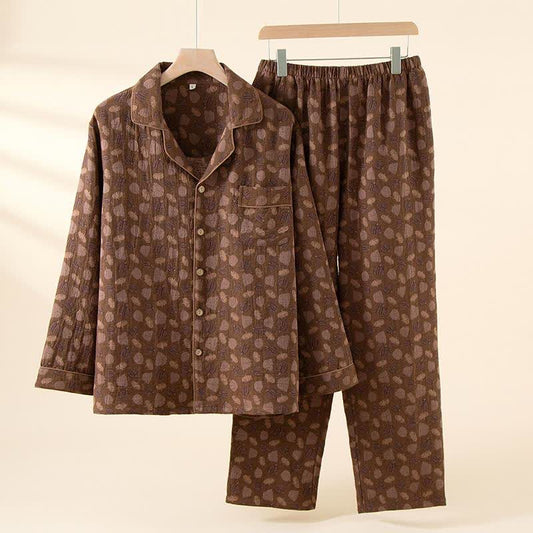 Kürbis-Loungewear-Set aus Baumwollgaze - XXL - image 0