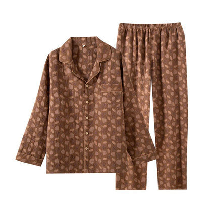 Kürbis-Loungewear-Set aus Baumwollgaze - image 1