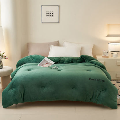 Flauschige, warme Plüschdecke mit Buchstabendruck - image 17