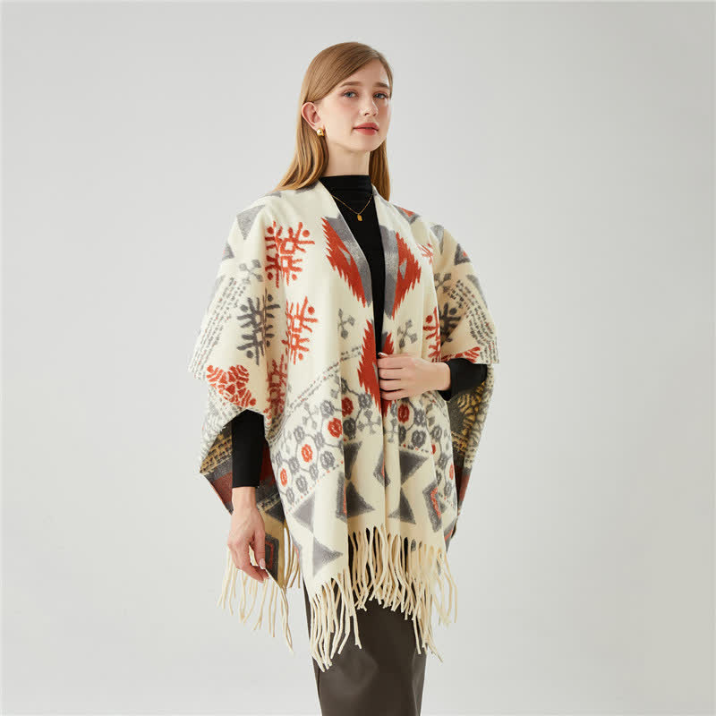 Schalumhang im Ethno-Stil mit Quaste - image 2