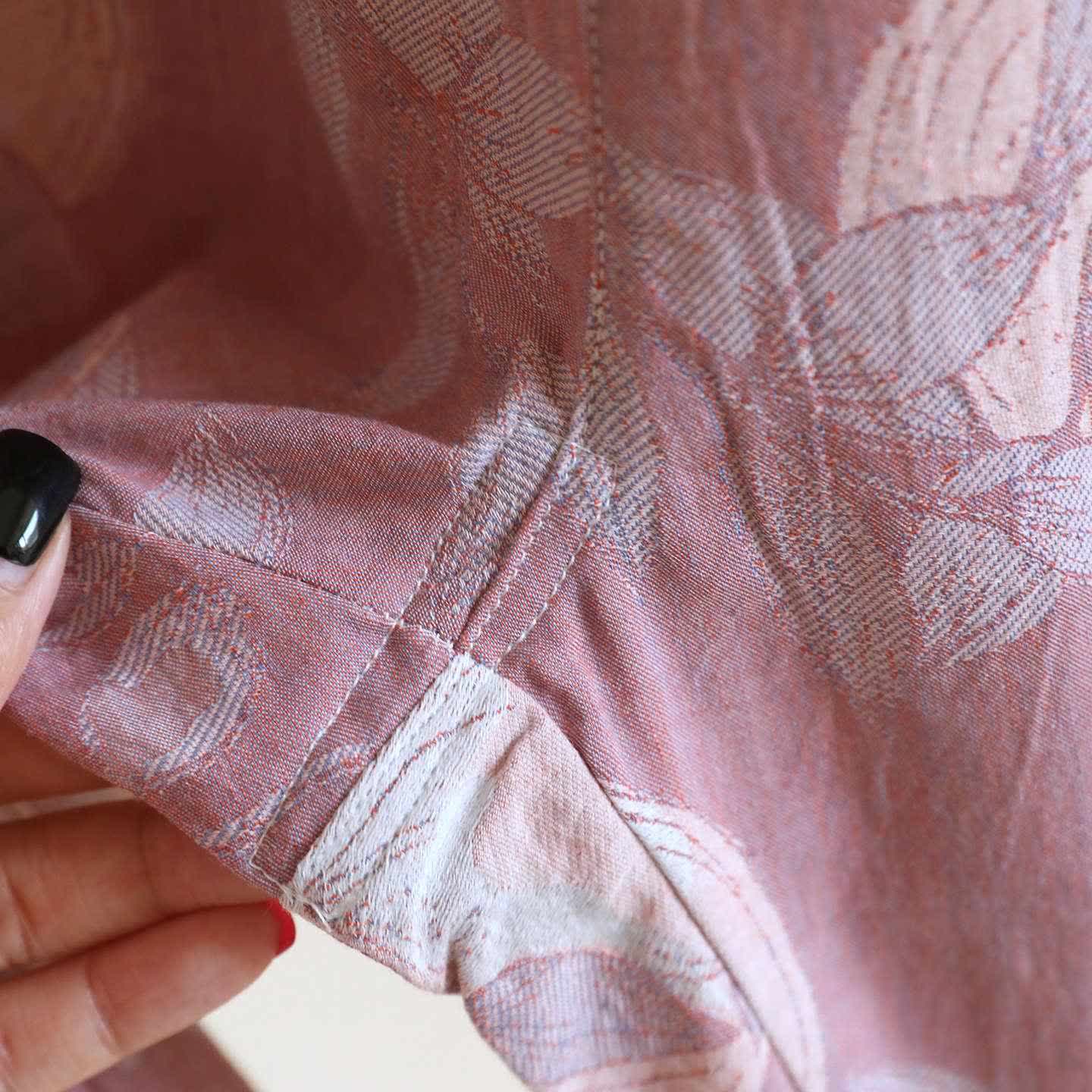 Vintage Granatapfel Baumwollgaze Loungewear Set - image 12