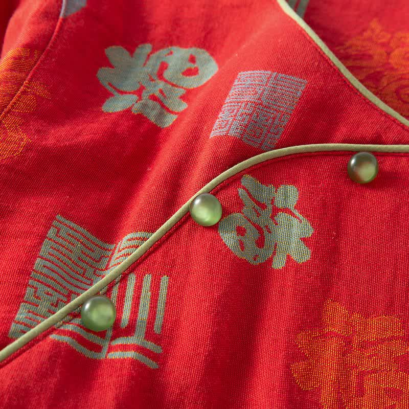 Orientalisches, glückverheißendes Loungewear-Set aus Baumwollgaze - image 2