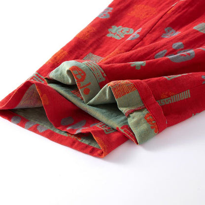 Orientalisches, glückverheißendes Loungewear-Set aus Baumwollgaze - image 6