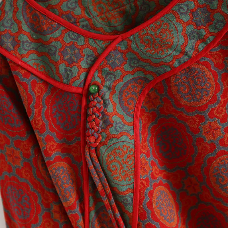 Orientalisches Retro-Loungewear-Set aus Baumwolle mit Quasten - image 5