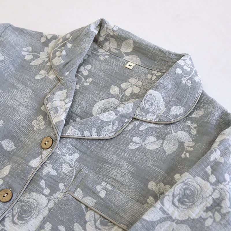 Grey Rose Loungewear-Set aus natürlicher Baumwolle - image 3