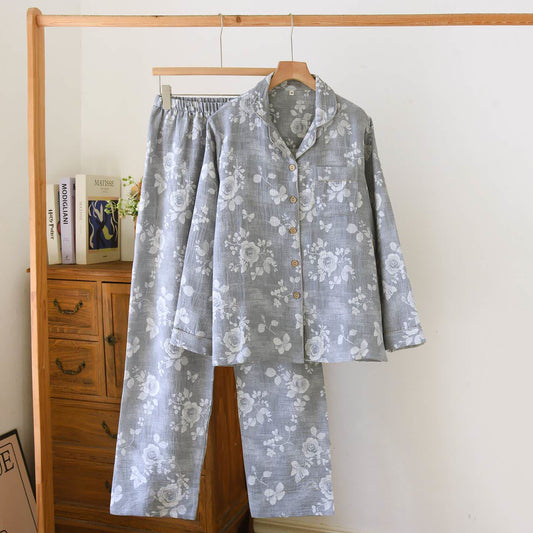 Grey Rose Loungewear-Set aus natürlicher Baumwolle - XL - image 0