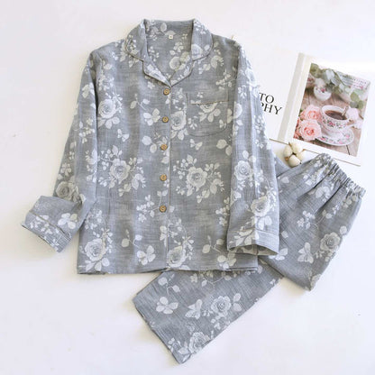 Grey Rose Loungewear-Set aus natürlicher Baumwolle - image 1