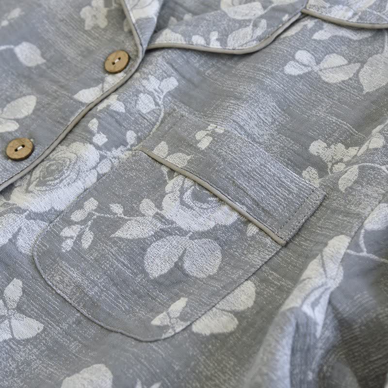 Grey Rose Loungewear-Set aus natürlicher Baumwolle - image 4