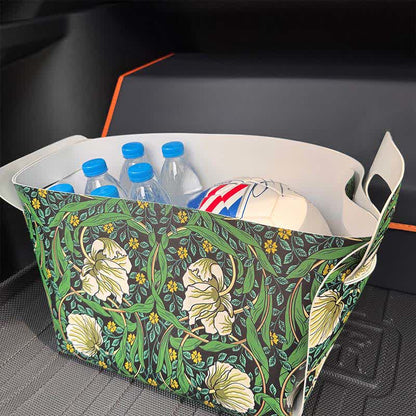 Abnehmbarer Aufbewahrungsbehälter mit Retro-Blumenranken - image 3