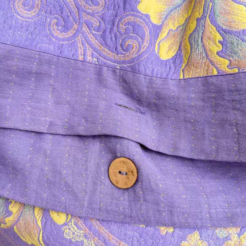 Luxuriöses Bettwäscheset aus Baumwollgaze mit Pfingstrosenmotiv (4-teilig) - image 7