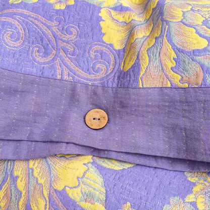 Luxuriöses Bettwäscheset aus Baumwollgaze mit Pfingstrosenmotiv (4-teilig) - image 6