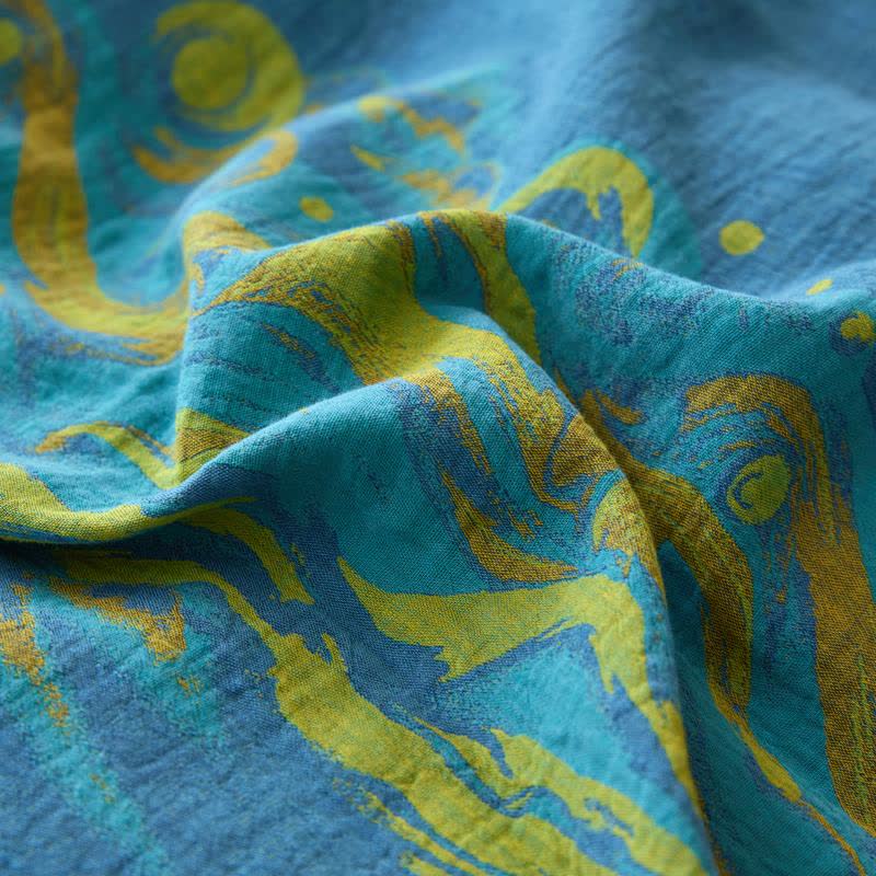 Landschafts-Jacquard-Baumwollgaze-Bettwäsche - image 3