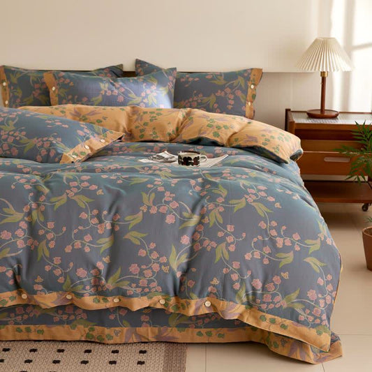 Campanula Jacquard-Bettwäsche aus Baumwollgaze - Bettwäsche-Set - 220cm x 240cm - image 0