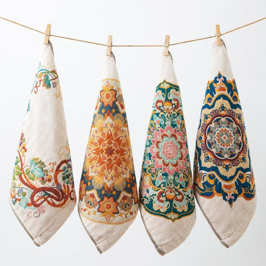 Saugfähiges Küchentuch aus Baumwollgaze im Vintage-Stil - Vierteiliges Set - image 0