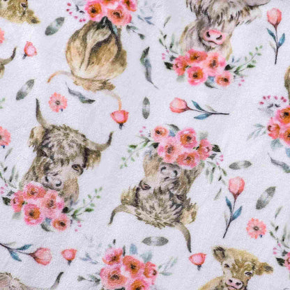 Plüsch-Bademantel mit Tier- und Blumenmuster - image 7
