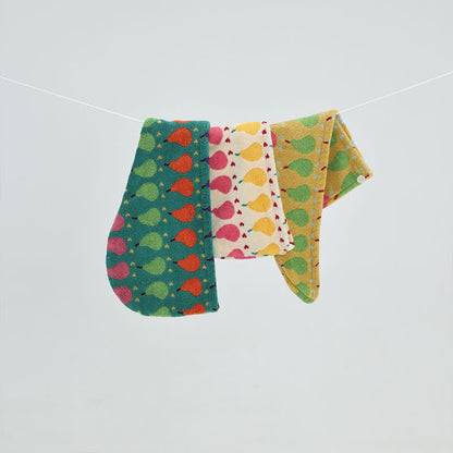 Handtuch zum Trocknen von Haaren aus Baumwolle mit Birnenmotiv - image 3