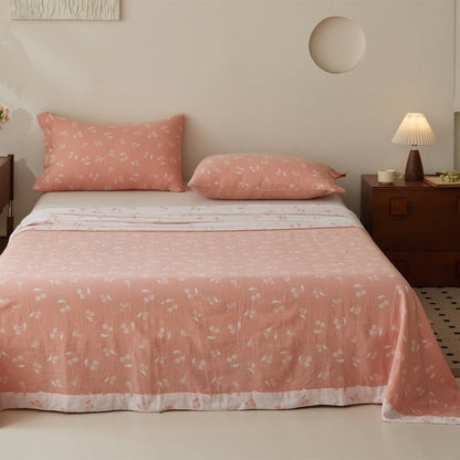 Tagesdecke aus Baumwollgaze im Kirsch-Jacquard-Stil - image 1