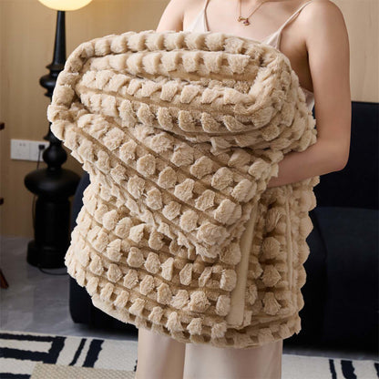 Moderne, luxuriöse Fleece-Überwurfdecke - image 3