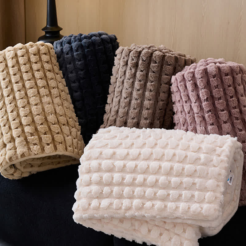 Moderne, luxuriöse Fleece-Überwurfdecke - image 1