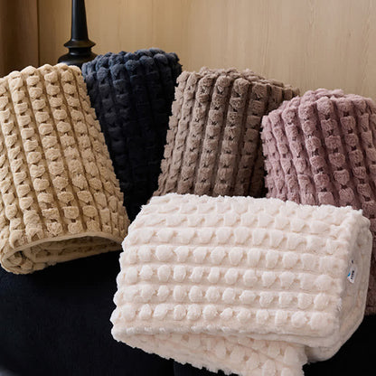 Moderne, luxuriöse Fleece-Überwurfdecke - image 1