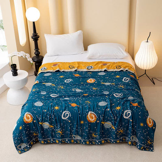Wendesteppdecke „Dreamy Galaxy“ aus Baumwolle - 200cm x 230cm - image 0